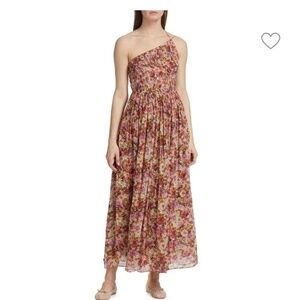 Doen Felicity Silk Floral Midi Dress NWT size medium